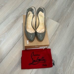 Christian Louboutin Horatio Sling - Taupe - sz 38